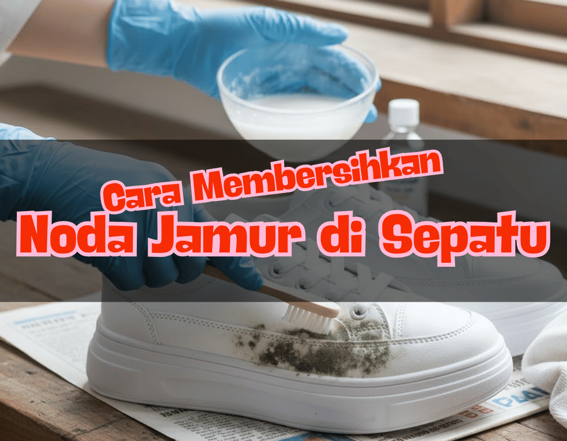 Cara Membersihkan Noda Jamur di Sepatu