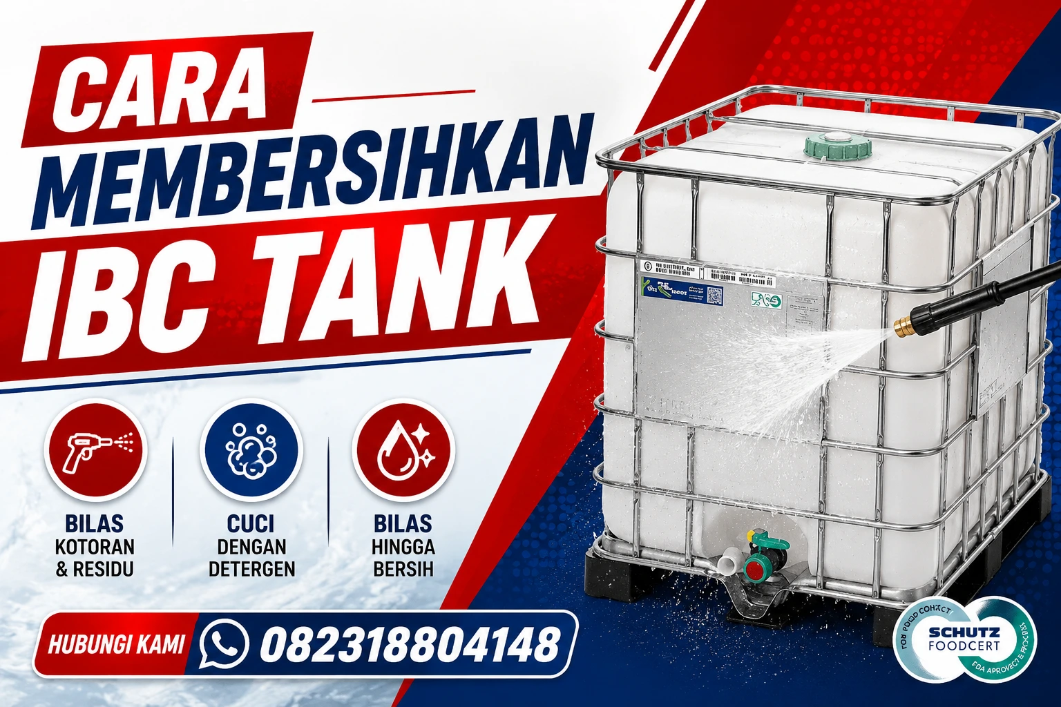 Cara Membersihkan IBC Tank_Membersihkan IBC Tank_IBC Tank_Jual IBC Tank