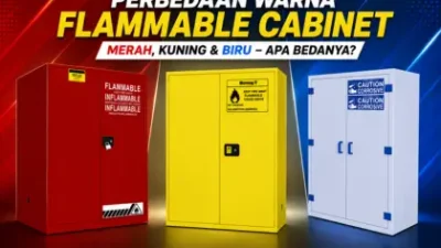 Perbedaan Warna Flammable Cabinet